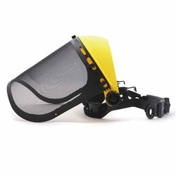 FACY METAL, pantalla facial con visor de malla de acero, 1F