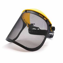 FACY METAL, pantalla facial con visor de malla de acero, 1F