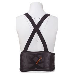 FAJA COMFORT PLUS, lumbar elástica doble, tirantes, velcro