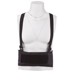 FAJA COMFORT PLUS, lumbar elástica doble, tirantes, velcro