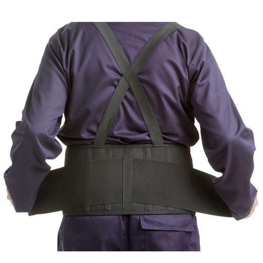 FAJA LUMBAR elástica con velcro y tirantes (en blíster)