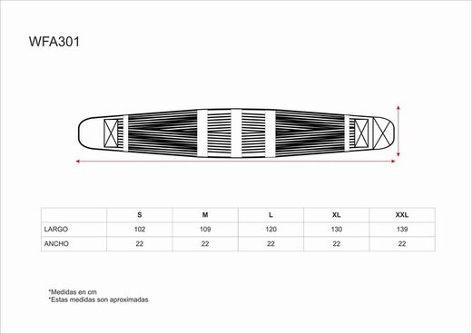 Verstellbarer walverstärkter elastischer Lendengürtel mit doppeltem Klettverschluss Schwarz