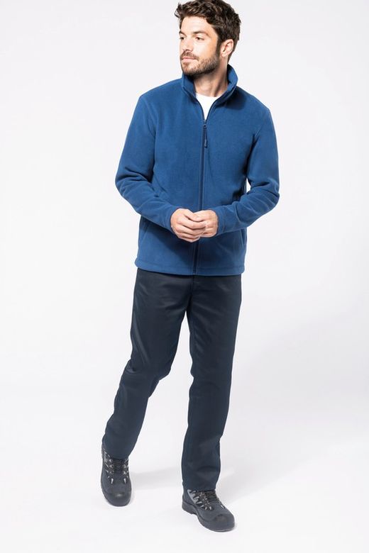 Mikrofleece-Jacke mit Reißverschluss für Herren