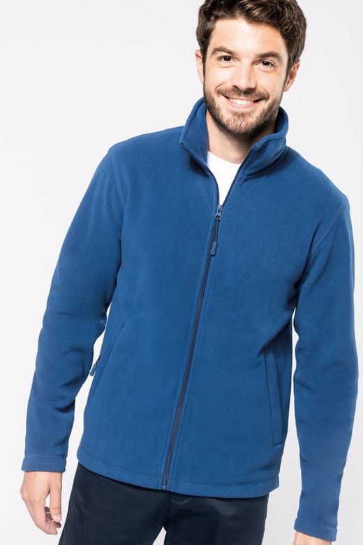 Mikrofleece-Jacke mit Reißverschluss für Herren