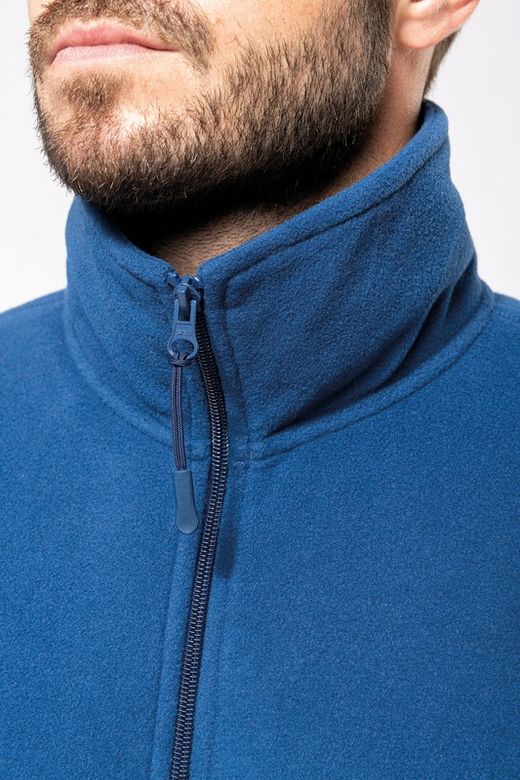 Mikrofleece-Jacke mit Reißverschluss für Herren