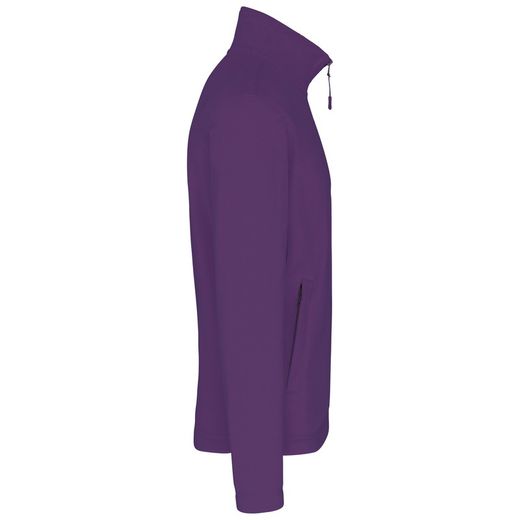 Mikrofleece-Jacke mit Reißverschluss für Herren