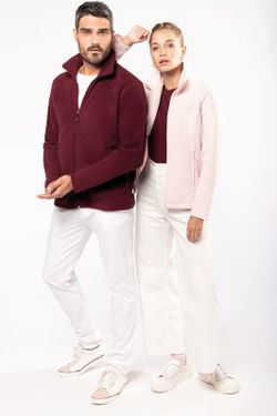 Mikrofleece-Jacke mit Reißverschluss für Herren