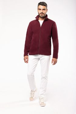 Mikrofleece-Jacke mit Reißverschluss für Herren