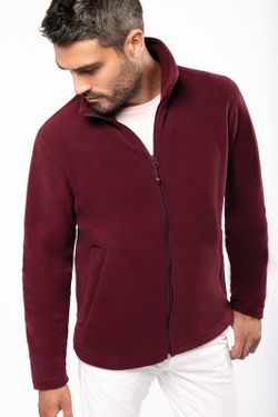 Mikrofleece-Jacke mit Reißverschluss für Herren