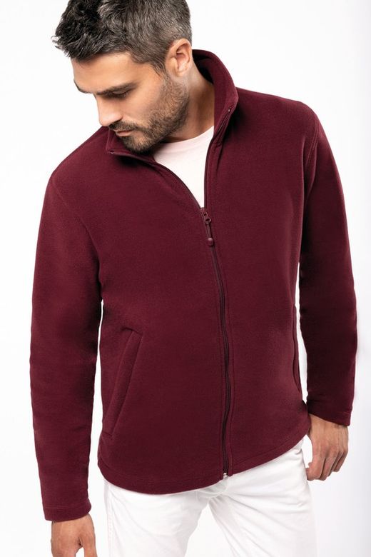 Mikrofleece-Jacke mit Reißverschluss für Herren