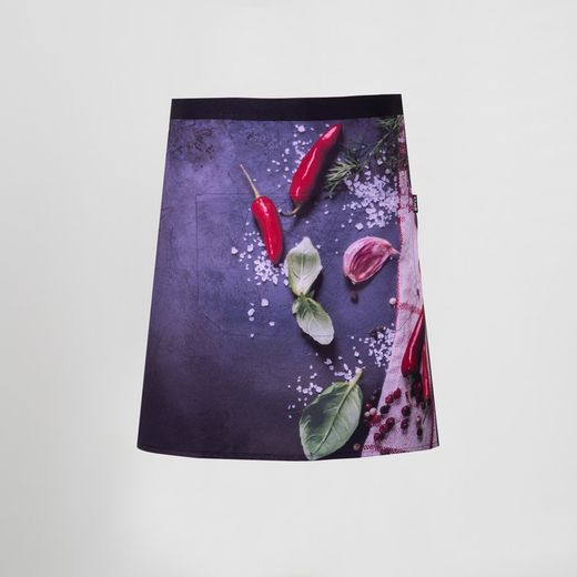 Delantal Sin Peto Estampado 47x74 Cm