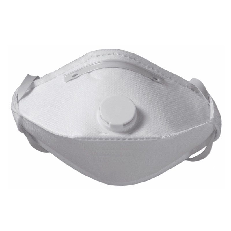 FFP1 NR D, mascarilla plegable horizontal con válvula DESCAT.