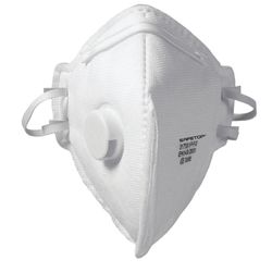 FFP3 NR D, mascarilla plegable con espuma interior y válvula