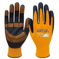 FIT-O-LITE STRINGS, guante nitrilo rayas en la palma