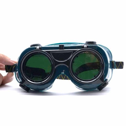 FLIPPA, gafas de soldar de PVC y válvulas, ocular DIN5, 1F