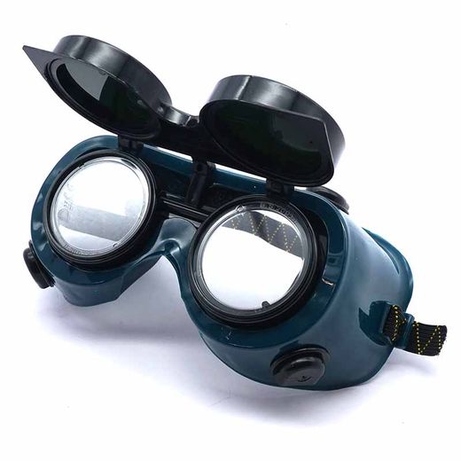 FLIPPA, gafas de soldar de PVC y válvulas, ocular DIN5, 1F