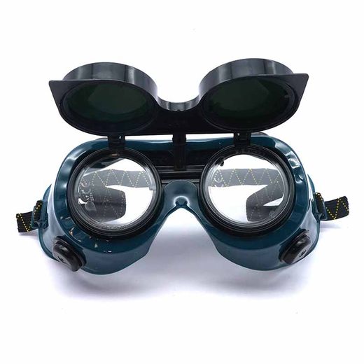FLIPPA, gafas de soldar de PVC y válvulas, ocular DIN5, 1F