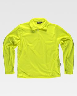 Forro polar básico cierre media cremallera 160gr Amarillo