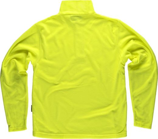 Forro polar básico cierre media cremallera 160gr Amarillo