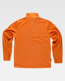Grundlegendes Fleecefutter mit 160gr Orange AV mit halbem Reißverschluss