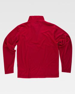Grundlegendes Fleecefutter mit halbem Reißverschluss 160gr Rot