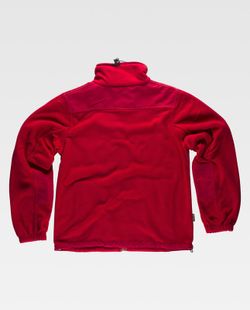 Fleece mit Reißverschluss und Schulter- und Ellbogenverstärkungen Maroon