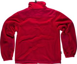 Fleece mit Reißverschluss und Schulter- und Ellbogenverstärkungen Maroon