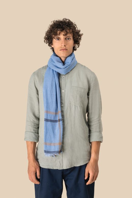 Gestreiftes Unisex-Schal