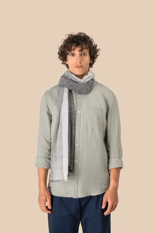 Gestreiftes Unisex-Schal
