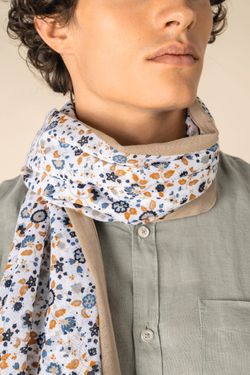 Unisex-Schal mit Blumenmuster