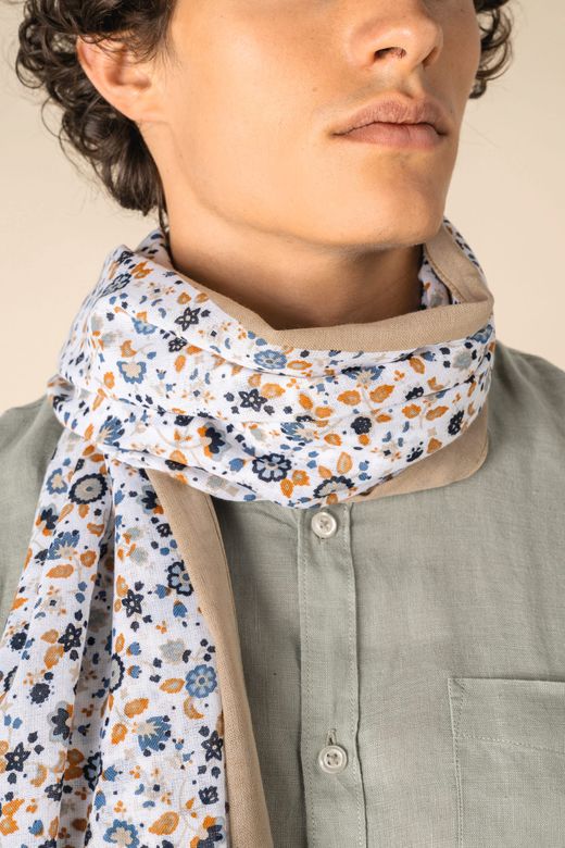 Unisex-Schal mit Blumenmuster