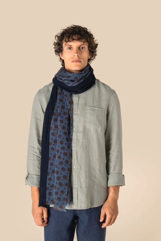 Unisex-Schal mit Blumenmuster