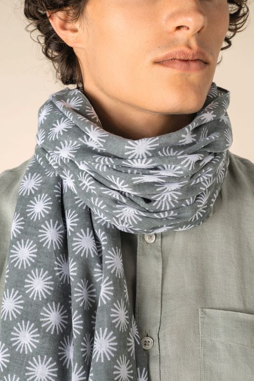 Gemustertes Unisex-Schal