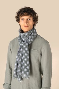 Fular con estampado unisex