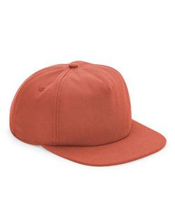 Gorra 5 paneles desestructurada algodón orgánico