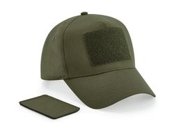 Kappe mit 5 Panels und abnehmbarem Patch