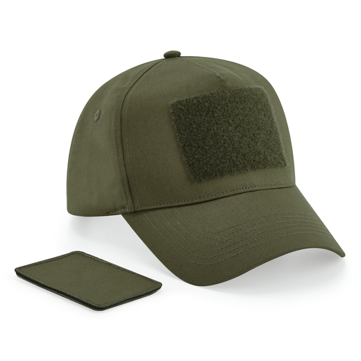 Kappe mit 5 Panels und abnehmbarem Patch