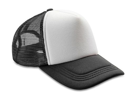 Cappellino imbottito con ½ rete