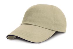6-Panel-Baumwollkappe aus Twill für Jungen