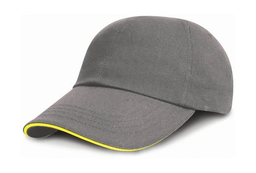 6-Panel-Baumwollkappe aus Twill für Jungen