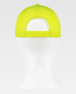 Gorra 100% Poliéster Amarillo / Negro