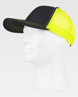 Gorra combinada con rejilla de alta visibilidad