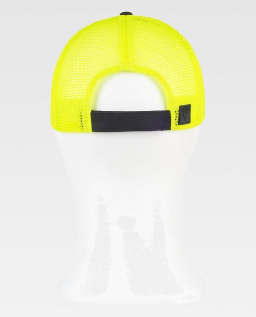 Gorra combinada con rejilla de alta visibilidad