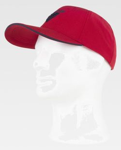 Gorra con logo combinado tridimensional bordado en frontal