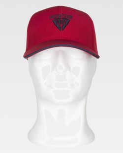 Gorra con logo combinado tridimensional bordado en frontal