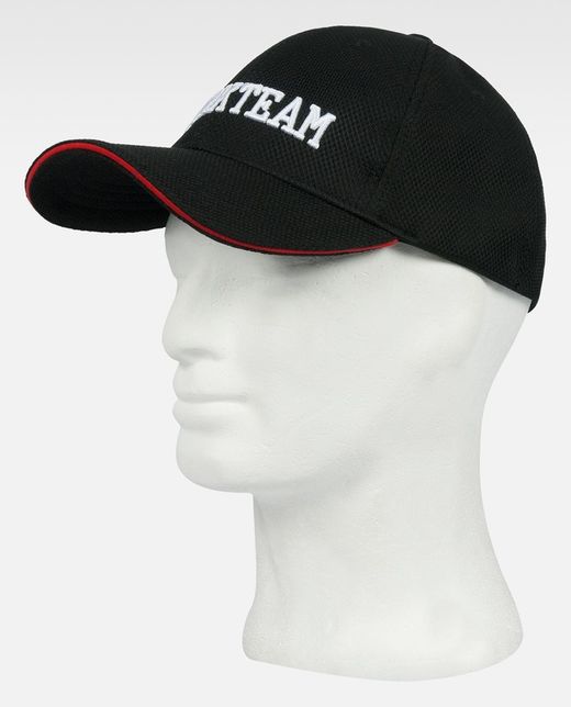 Kappe mit gesticktem dreidimensionalem Logo Vivo elastische Einstellung im Visier Schwarz