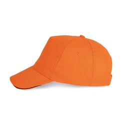 CAPPELLINO CON SANDWICH CONTRASTO - 5 PANNELLI