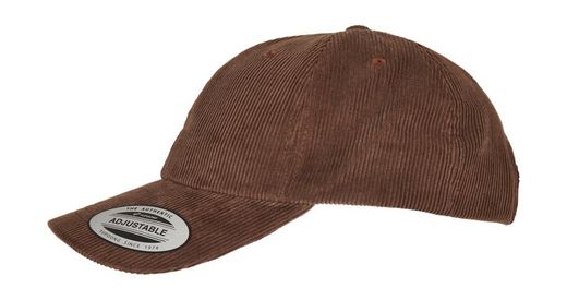 Gorra Dad de perfil bajo y de pana