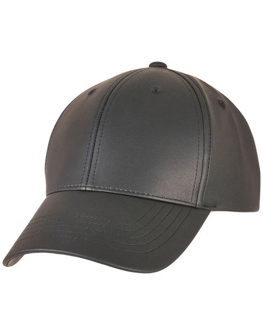 Gorra Dad en forma de Alpha de cuero sintético