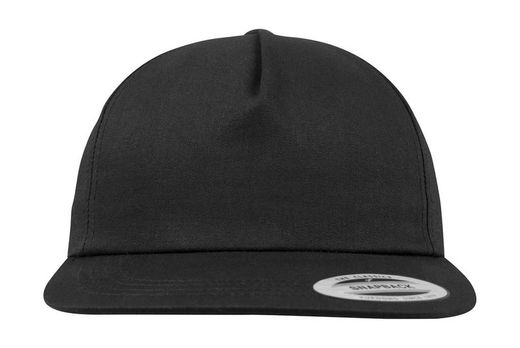 Gorra de 5 paneles con cierre a presión